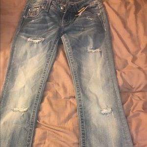 Light wash miss me jeans
